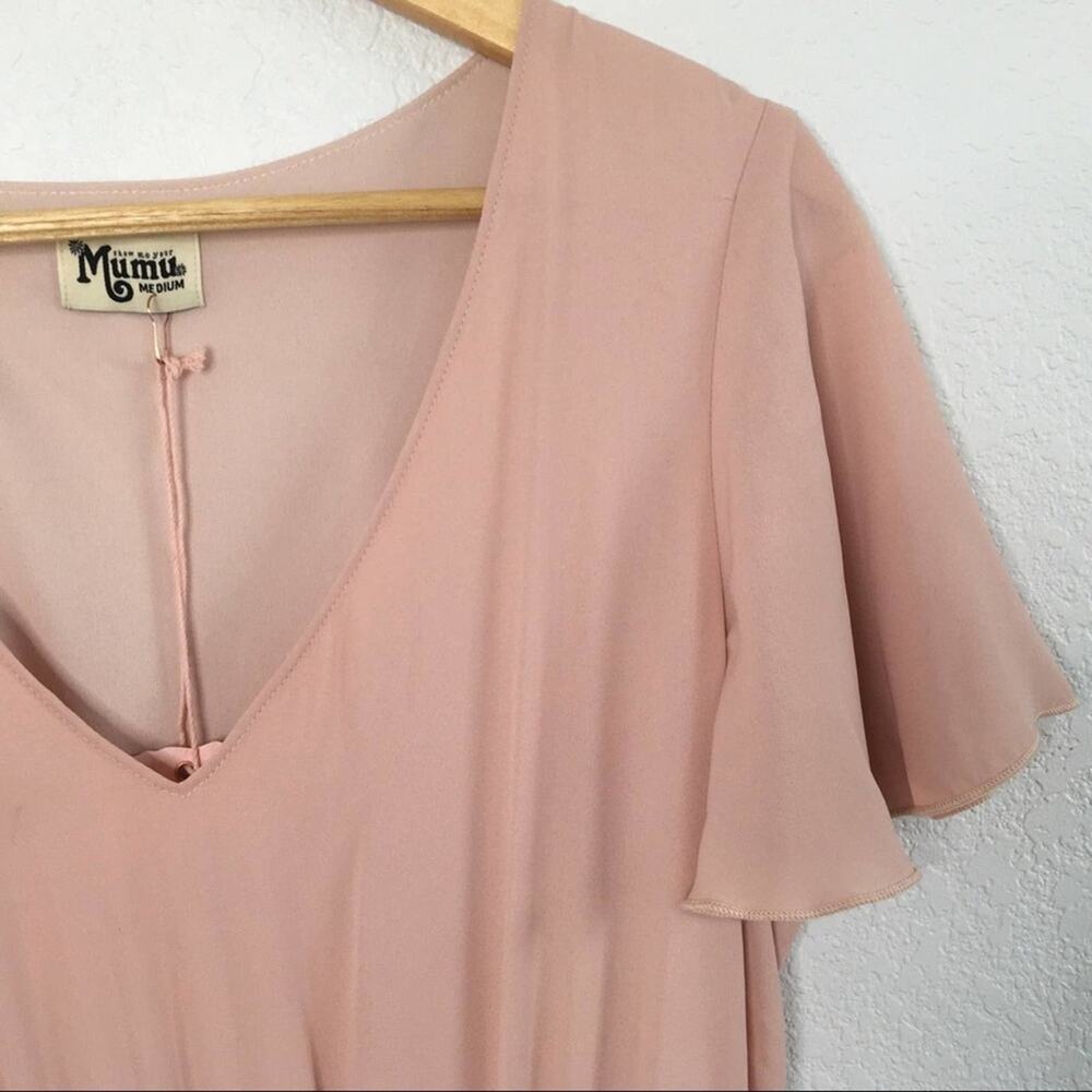 New NWT Show me your Mumu blush pink medium maxi dress - Picture 9 of 11